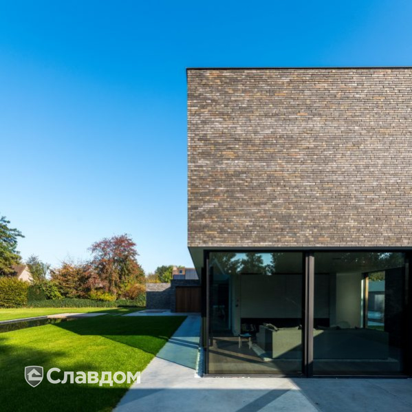 Частный дом во Фландрии с облицовкой кирпичом Terca Metropolis Colonia