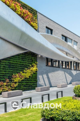 Офис в Хемиксеме с облицовкой кирпичом Terca Polaris Wasserstrich Spezial Grijs