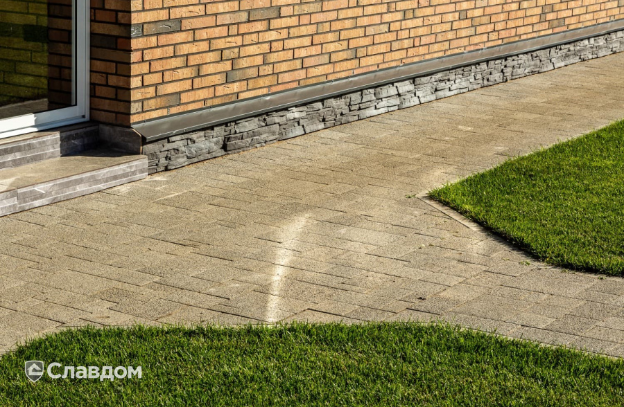 Частный дом с облицовкой кирпичом ModFormat Халден