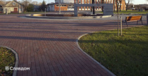 Сквер с применением брусчатки Penter Baltic Klinker Pavers Nuance