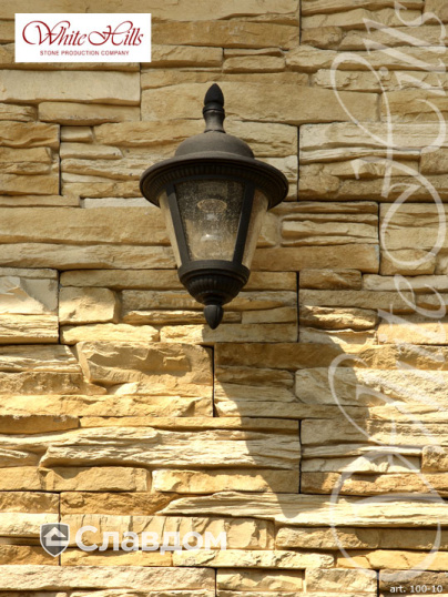 Частный дом с использованием облицовочного камня White Hills Кросс Фелл 100-10