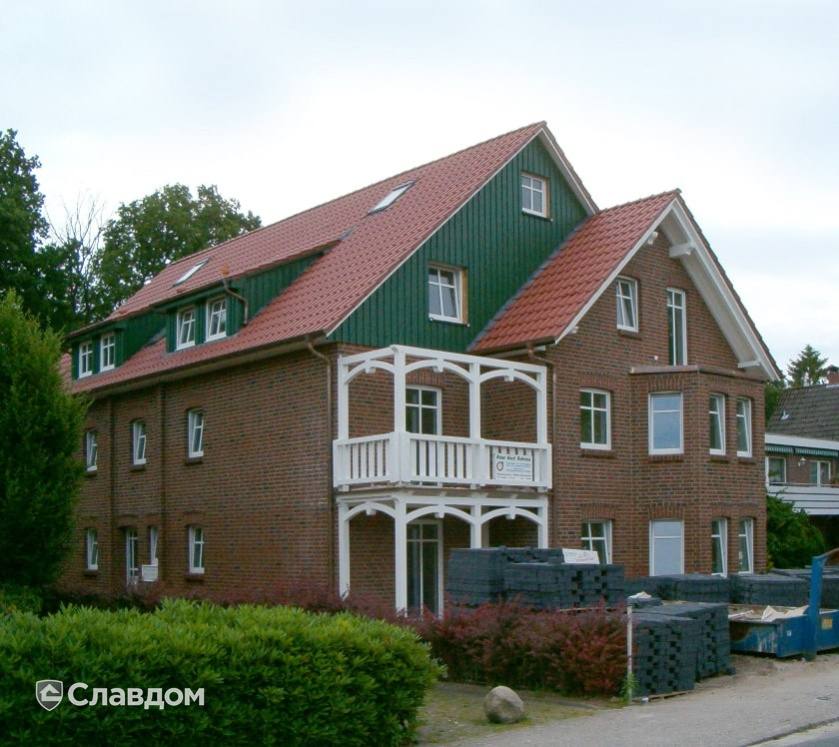 Жилой дом с облицовкой кирпичом Terca B16