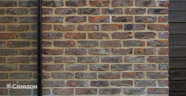 Частный дом с облицовкой кирпичом ручной формовки Сафоново Клинкер №9
