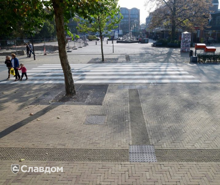 Улицы Нейвердала с применением брусчатки Penter Siena