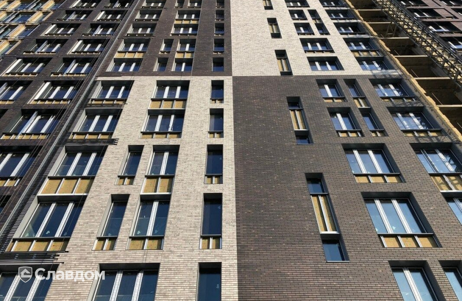 ЖК "Западный порт" с облицовкой фасадной плиткой Stroeher