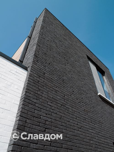 Частный дом с облицовкой кирпичом Terca Agora Grafietzwart