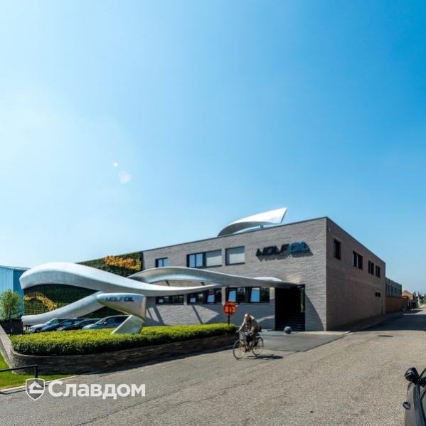 Офис в Хемиксеме с облицовкой кирпичом Terca Polaris Wasserstrich Spezial Grijs