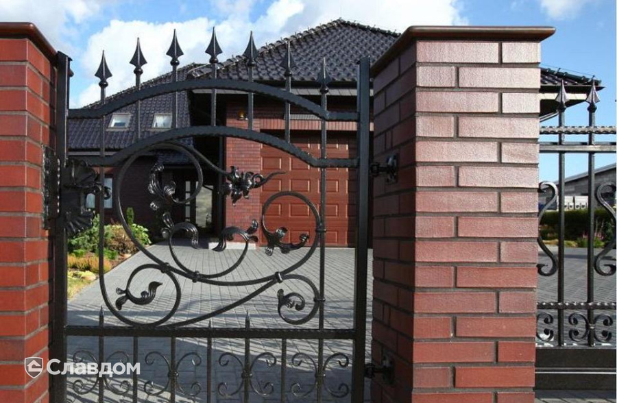 Частный дом с облицовкой кирпичом Terca Futura Astro