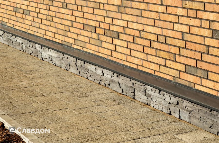 Частный дом с облицовкой кирпичом ModFormat Халден