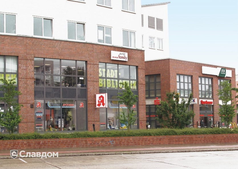 Многоэтажный жилой дом с облицовкой кирпичом Terca Lausitz