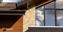 Частный дом с облицовкой кирпичом ModFormat Киркинес