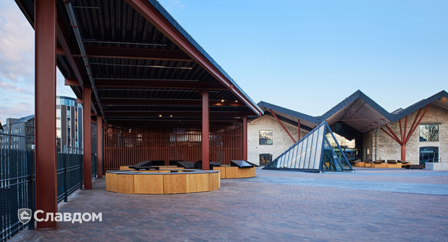 Вокзальный рынок в Таллине с применением брусчатки Penter Baltic Klinker Pavers Nuance