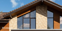 Частный дом с облицовкой кирпичом ModFormat Киркинес