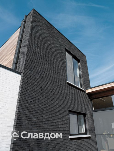 Частный дом с облицовкой кирпичом Terca Agora Grafietzwart