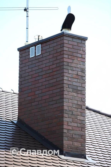 Частный дом с облицовкой кирпичом Terca Awangarda Setra