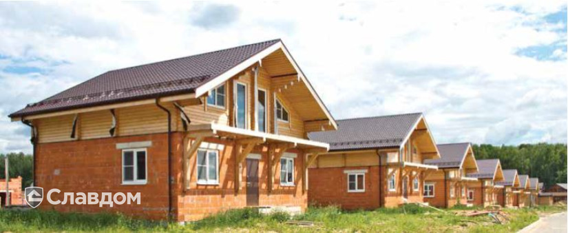 Коттеджный поселок "Фламандия", построенный из поризованных блоков Porotherm 44 и Porotherm 38