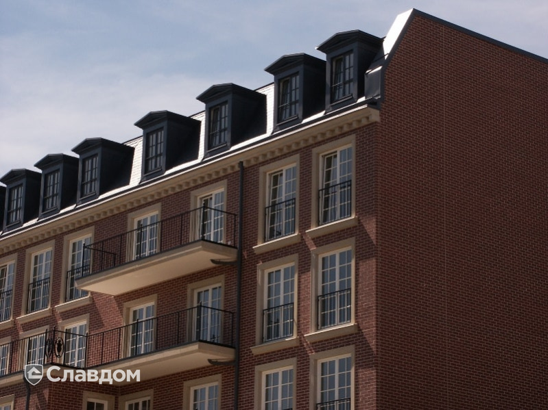 Жилой комплекс с облицовкой кирпичом Terca B1