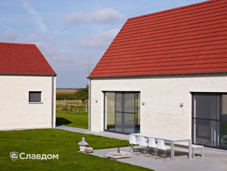 Частный дом в Джаббеке с облицовкой кирпичом Terca Duifwit