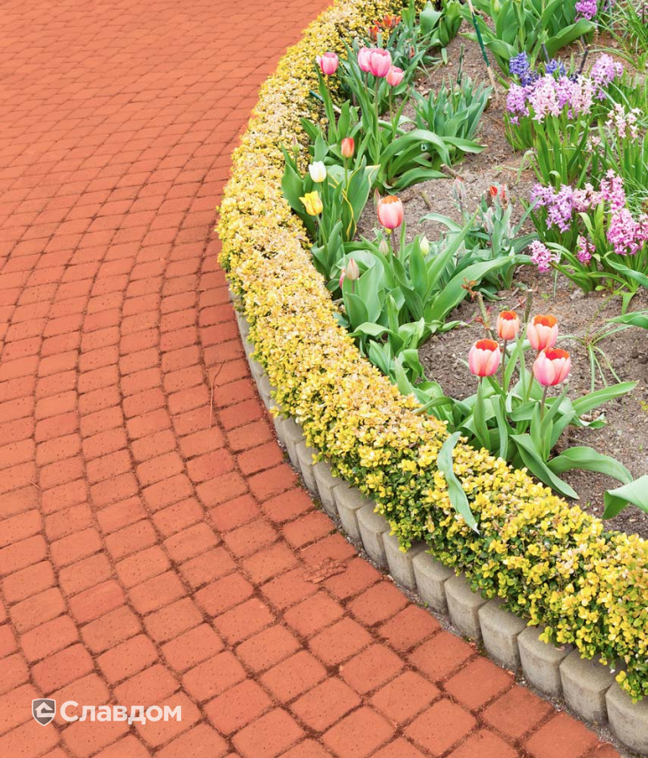 Дорожка с использованием брусчатки Lode Janka 40.101280L