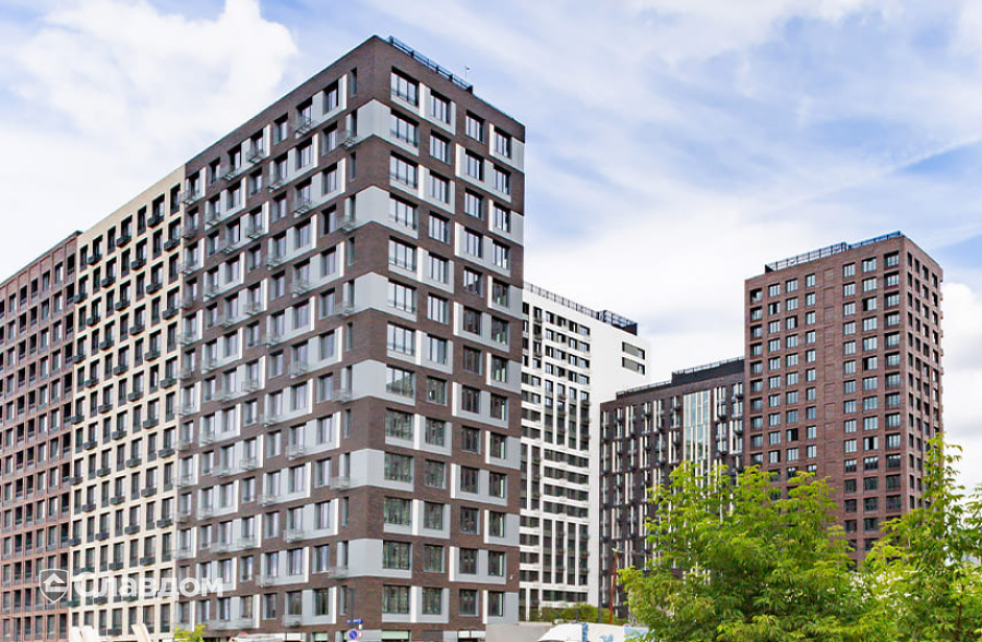 ЖК "Западный порт" с облицовкой фасадной плиткой Stroeher