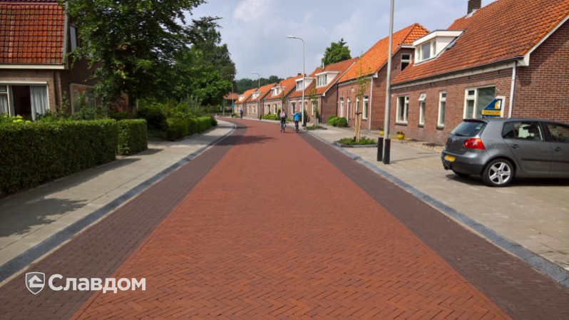 Улицы Холтена с применением брусчатки Penter Omber и Paviona