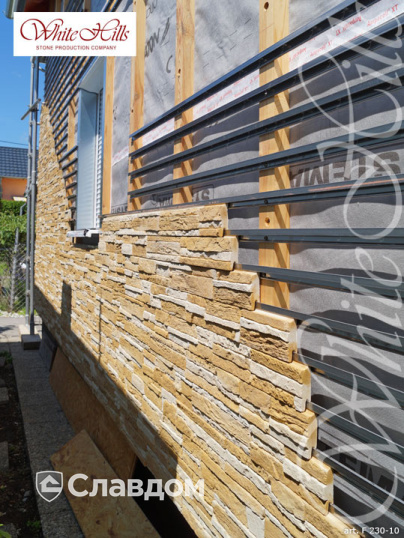 Частный дом с применением НФС Ronson и фасадного изделия Каскад Рейндж F230-10