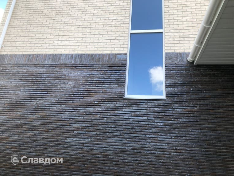Частный дом с облицовкой из кирпича Богандинский КЗ Романов