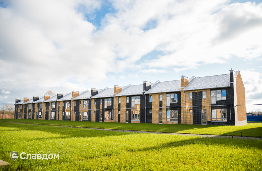 ЖК "Новые кварталы Петергофа" с облицовкой плиткой Roben Manus tonga и Faro shwarz