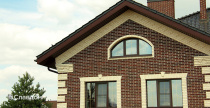 Коттедж с облицовкой кирпичом Донские зори Демидовский