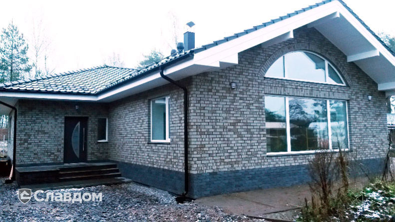 Частный коттедж с применением кирпича Terca Chicago