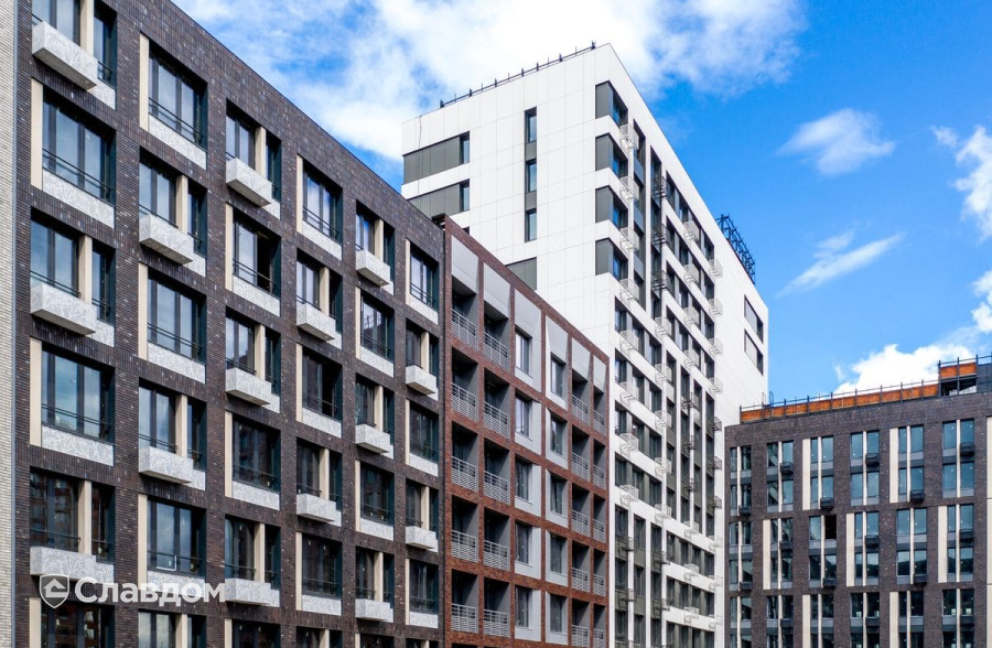 ЖК "Западный порт" с облицовкой фасадной плиткой Stroeher