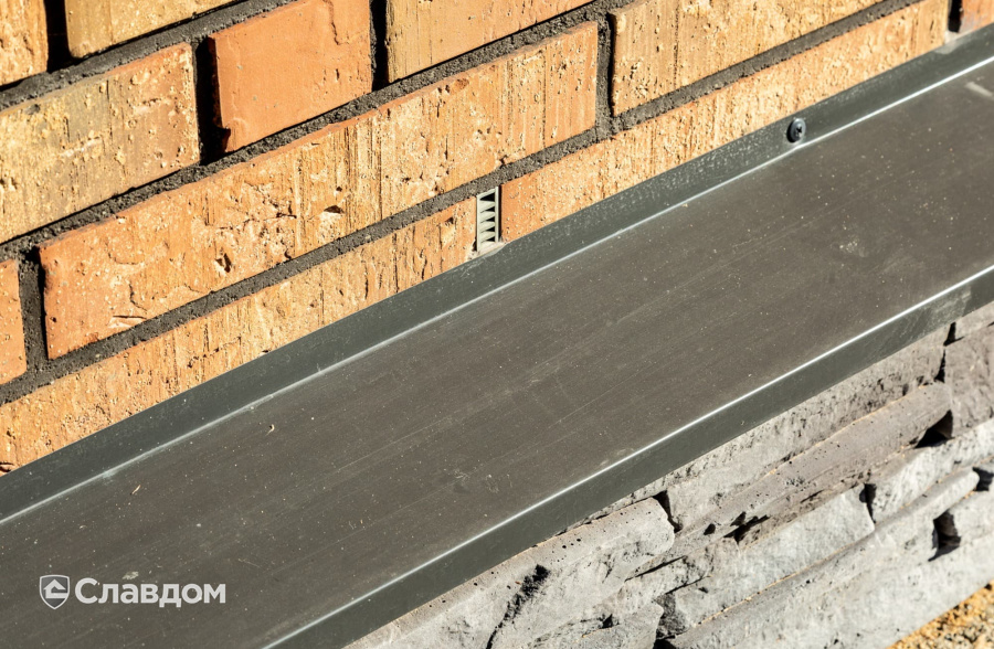 Частный дом с облицовкой кирпичом ModFormat Халден