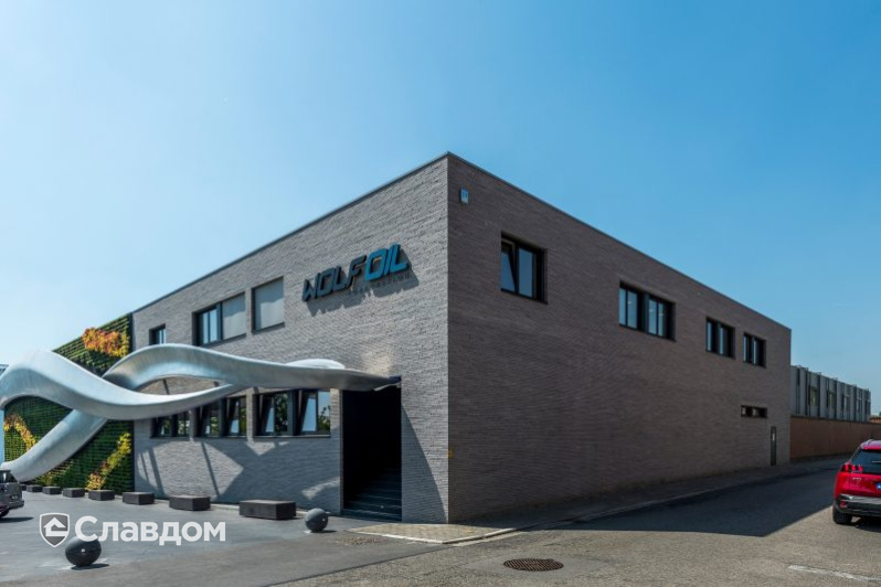 Офис в Хемиксеме с облицовкой кирпичом Terca Polaris Wasserstrich Spezial Grijs