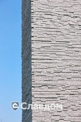 Водонапорная башня в д. Лембек с облицовкой кирпичом Terca Agora Zilvergrijs