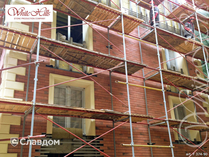 Многоэтажный дом с применением НФС Ronson и фасадного изделия Норвич Брик F374-90