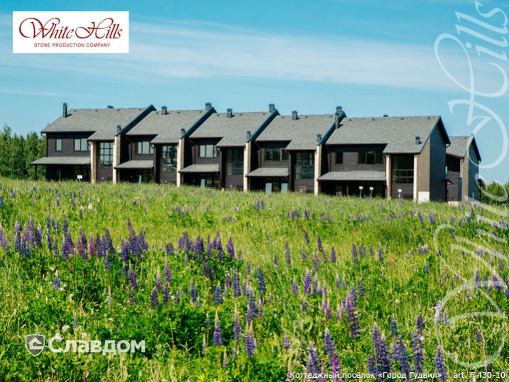 Коттеджный поселок "Город Гудвил" с применением НФС Ronson и фасадного изделия Шеффилд F430-10 