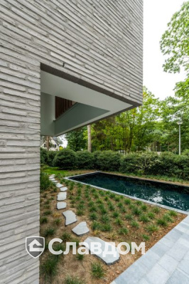 Частный дом в Бонхейдене с облицовкой кирпичом Terca Polaris Wasserstrich Spezial Grijs