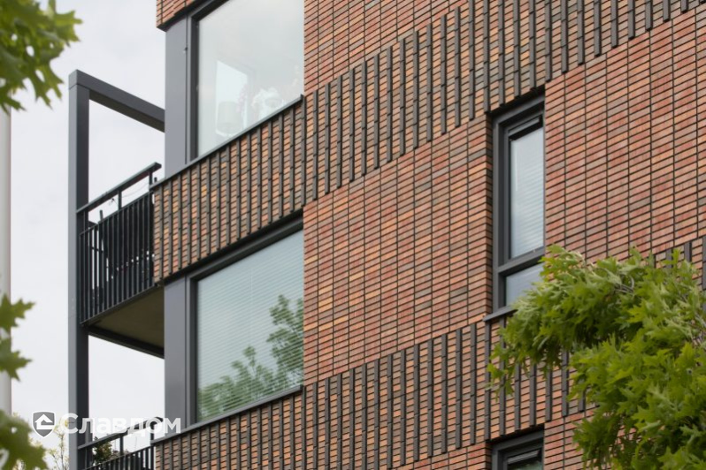 Жилой дом с облицовкой кирпичом Terca Preston Gesinterd