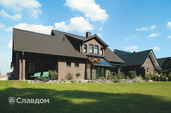 Коттеджный поселок с облицовкой кирпичом Terca Veldbrand Exterieur