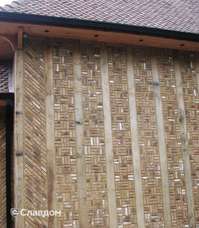 Частный дом с облицовкой кирпичом ENGELS HANDFORM Taiga