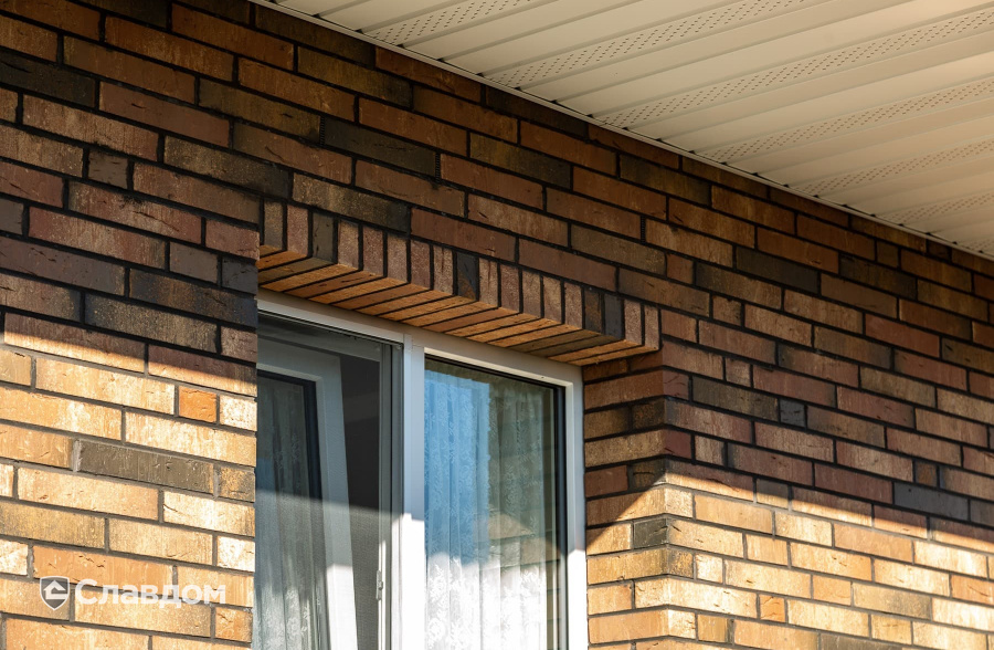 Частный дом с облицовкой кирпичом ModFormat Халден