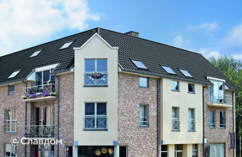 Жилой дом в Элевейте с облицовкой кирпичом Terca Oud Kempisch