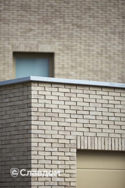 Двухэтажный частный дом с облицовкой кирпичом Terca Prata Genuanceerd