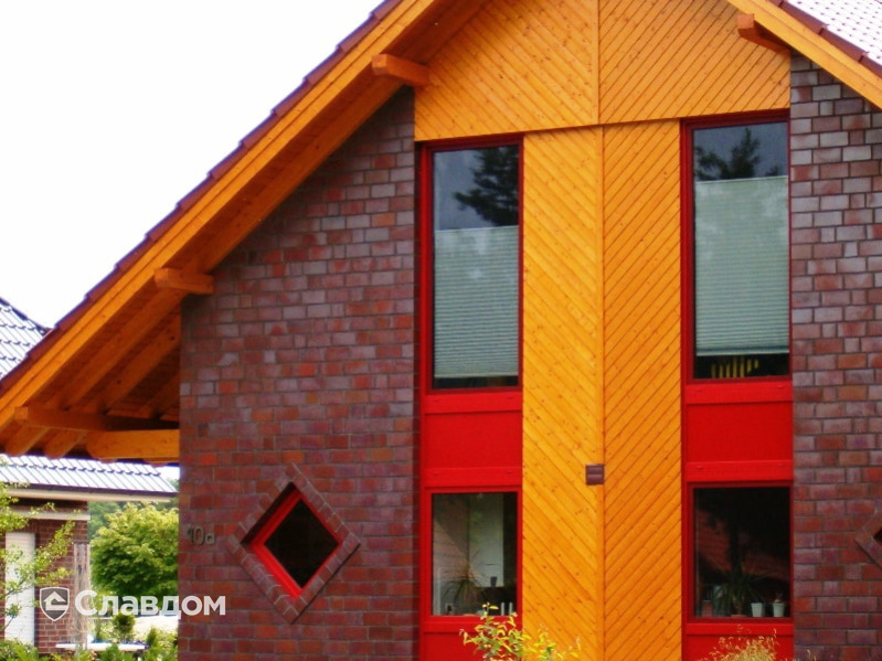 Жилой дом с облицовкой кирпичом Terca BK1