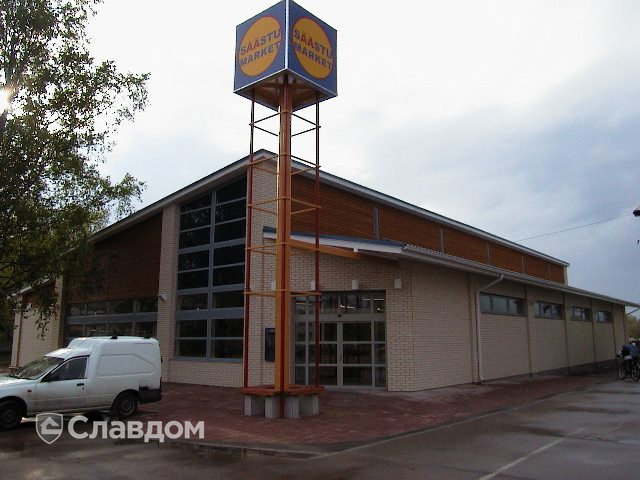 Супермаркет с облицовкой кирпичом Terca Kuura гладкий