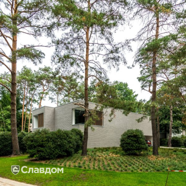 Частный дом в Бонхейдене с облицовкой кирпичом Terca Polaris Wasserstrich Spezial Grijs