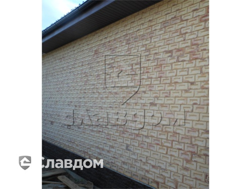 Частный дом с облицовкой кирпичом Terca LiсhtBrons