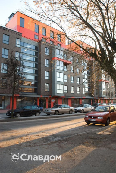 Жилой комплекс с облицовкой кирпичом Terca Terra гладкий