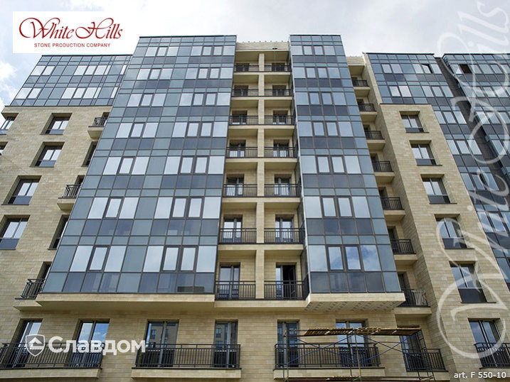 Многоэтажный дом с применением НФС Ronson и фасадного изделия Тиволи F550-10