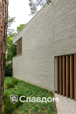 Частный дом в Бонхейдене с облицовкой кирпичом Terca Polaris Wasserstrich Spezial Grijs